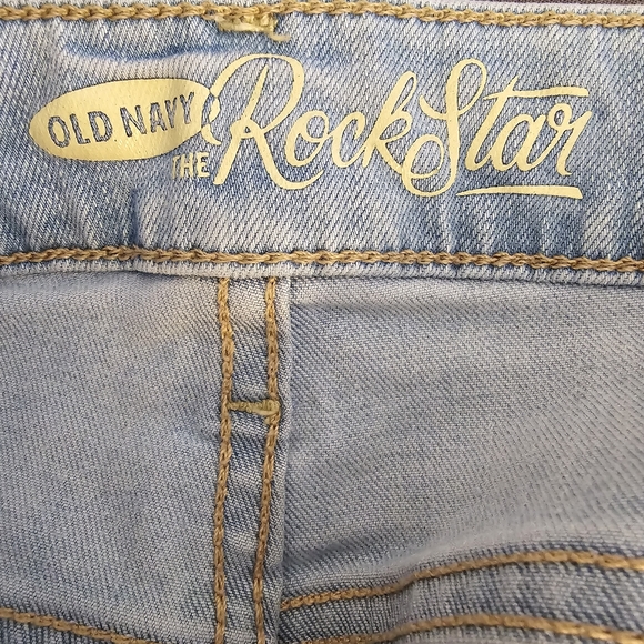 🌷Rockstar Super-Skinny jeans: Pale blue light wash - Picture 10 of 10